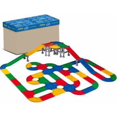 Wader Mosty a silnice 3D plast v krabici 58 x 39 cm – Hledejceny.cz