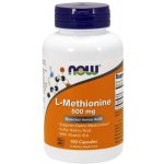 Now Foods Now L-Methionine 500 mg 100 rostlinných kapslí – Sleviste.cz