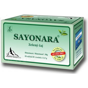 Phoenix Sayonara Japonský zelený čaj 20 x 1,5 g