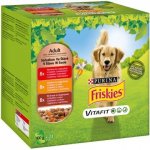 Purina Friskies Adult Multipack hovězí kuře & jehněčí v šťávě 24 x 100 g – Sleviste.cz