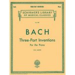 15 Three-Part Inventions: Schirmer Library of Classics Volume 380 Piano Solo, Arr. Mason Johann Sebastian Bach,W. Mason – Hledejceny.cz