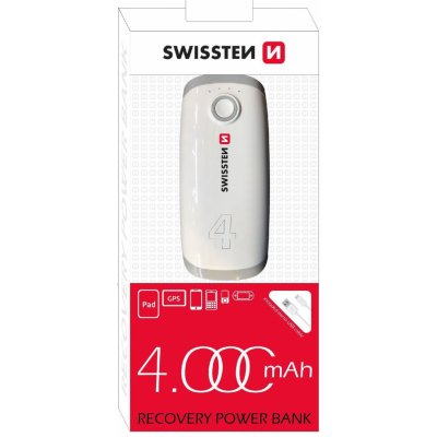 Swissten RECOVERY POWER BANK 4000 mAh – Zbozi.Blesk.cz