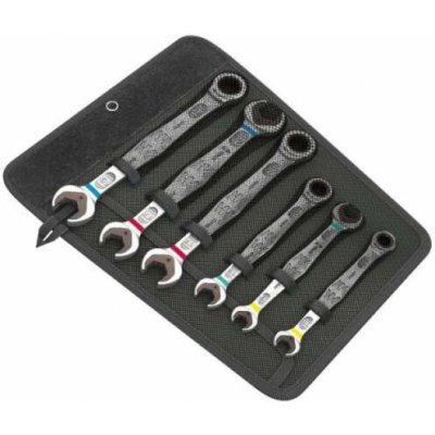 Wera Očkoploché ráčnové klíče 10 - 19 mm Joker Double sada 6 dílů 020022 – Zboží Dáma