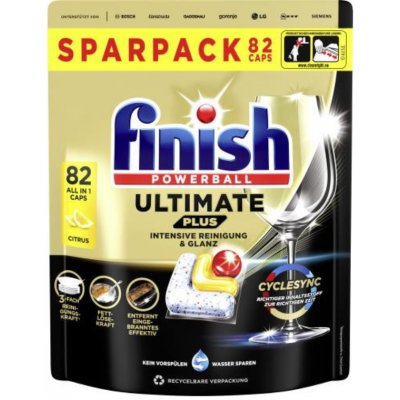 Finish Powerball Quantum Ultimate kapsle do myčky Citrus 82 ks – Sleviste.cz