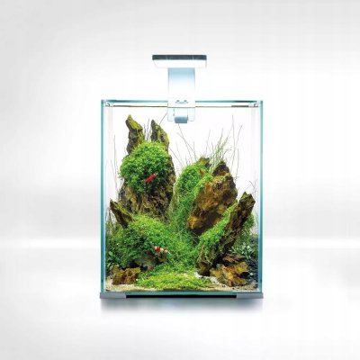 Aquael Shrimp Smart akvarijní set bílý 25 x 25 x 30 cm, 20 l