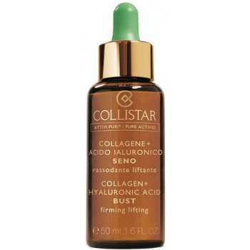 Collistar Pures Actives Collagen+ Hyaluronic Acid Bust Firming Lifting zpevňující a vyhlazující čisté látky na prsa a dekolt 50 ml