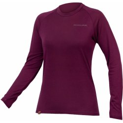 ENDURA - E6165AU dámské BaaBaa Blend L/S Baselayer aubergine