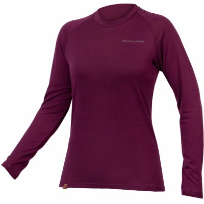 ENDURA - E6165AU dámské BaaBaa Blend L/S Baselayer aubergine – Zboží Mobilmania