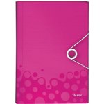 Leitz Wow PP A4 Aktovka na spisy 6 částí růžová – Zboží Mobilmania