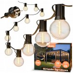 SmartLED LED Venkovní dekorační řetěz 36xE12/1W/230V 22,35 m IP65 černá 4452 – Hledejceny.cz