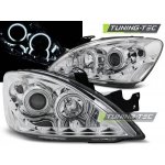 Přední světla Angel eyes CCFL s LED Mitsubishi Lancer VII/7 04-07 chromové – Hledejceny.cz