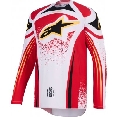 Alpinestars TECHSTAR NOMUR světle šedá/červená/černá/žlutá – Sleviste.cz