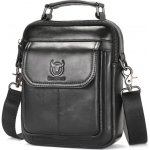 Bullcaptain pánská kožená taška Corum černá 4L – Zboží Dáma