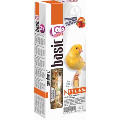 Lolo Pets Basic Smakers tyčinky ovocné pro kanárky 60 g – Zboží Mobilmania