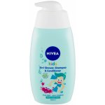 Nivea Kids Magic apple scent 3v1 sprchový gel, šampon, kondicionér pro kluky 500 ml – Zboží Dáma