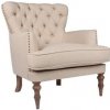 Křeslo Atelier del Sofa Wing Chair New London Ecru