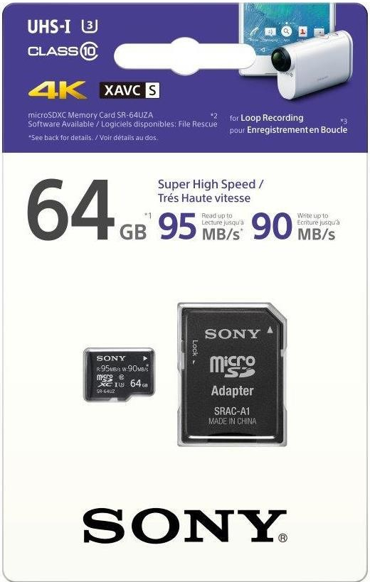 Sony microSDXC 64GB UHS-I U1 SR64UZ od 1 747 Kč - Heureka.cz