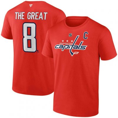 Fanatics pánské tričko Alex Ovechkin #8 Washington Capitals NHL All-Time Leading Goal Scorer The Great 8 Name & Number – Zboží Dáma Fanatics pánské tričko Alex Ovechkin #8 Washington Capitals NHL All-Time Leading Goal Scorer The Great 8 Name & Number – Zboží Dáma