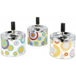 VPKCZ Cigaretový popelník kovový otočný Crazy 9cm – Zboží Mobilmania