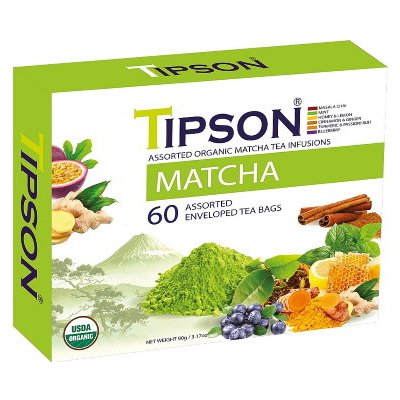 Tipson Bio Matcha Kazeta Variace 60 x 1,5 g
