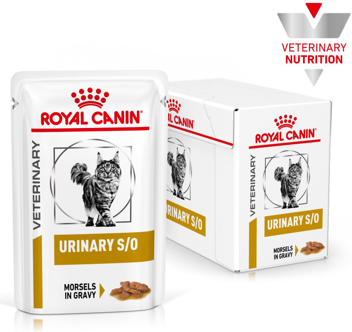 Royal Canin Veterinary Health Nutrition Cat Urinary S/O Pouch in Gravy 12 x 85 g