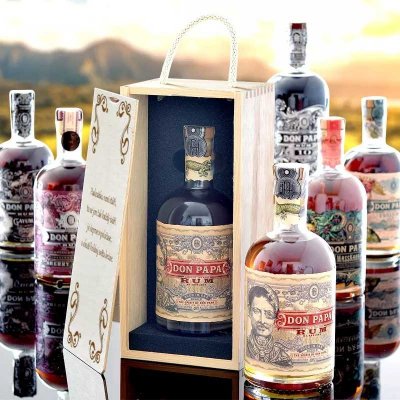 Don Papa Rum 7y 40% 0,7 l Víko s gravírovaným textem – Hledejceny.cz