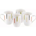 United Colors of Benetton New Bone China bílá s barevnými proužky 4 x 360 ml – Hledejceny.cz