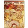 Plakát Cedule Alfons Mucha – Biscuits Champagne Lefevre, 15 x 21 cm