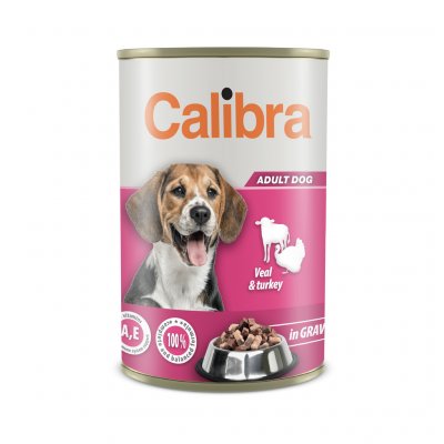 Calibra Dog Veal&turkey in gravy 6 x 1,24 kg – Zboží Mobilmania