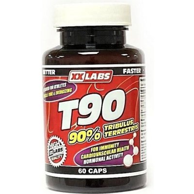 Xxlabs T90 90% Tribulus Terrestris 60 kapslí – Hledejceny.cz