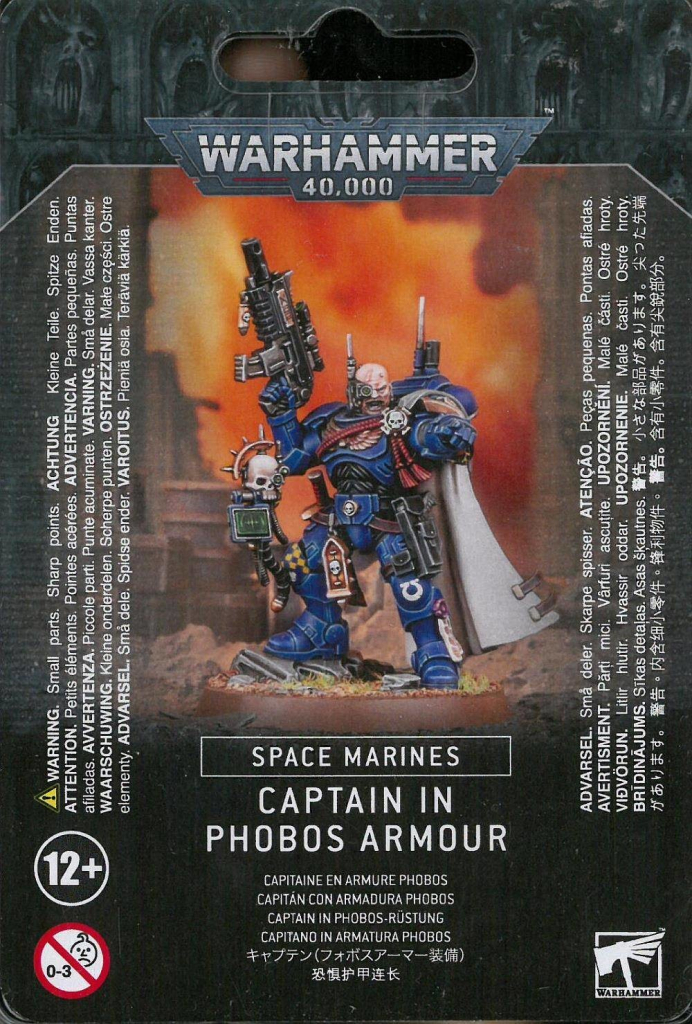 GW Warhammer 40000 Primaris Captain in Phobos Armour