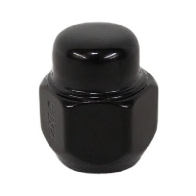 Matice na ALU kola Fiat, Hyundai, Kia, Mazda M12x1,5 černá, kužel, klíč 21, výška 27 mm, uzavřená – Hledejceny.cz