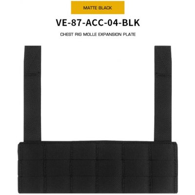 Wosport Chest Rig Molle Expansion panel Černá – Zbozi.Blesk.cz