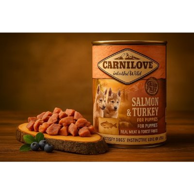 Carnilove Puppy Wild Meat Salmon & Turkey 400 g – Zbozi.Blesk.cz