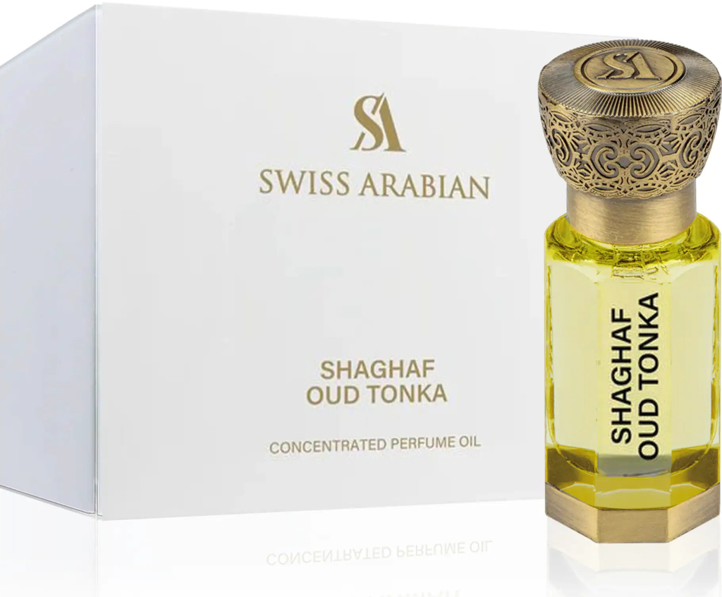 Swiss Arabian Shaghaf Oud Tonka parfémovaný olej unisex 12 ml