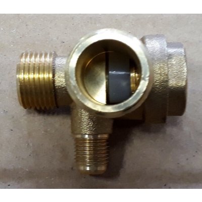 Zpětný ventil G1/2"xG3/8"xG1/8" pro kompresory Scheppach – Zbozi.Blesk.cz