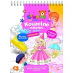 Kouzelné malování vodou Princezny/blok s tužkou 4 listy – Hledejceny.cz