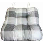 TiaHome Karo šedý 40 x 40 cm – Zboží Dáma