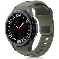 Tech-Protect Silicone Line na Samsung Galaxy Watch 4 / 5 / 5 Pro / 6 / 7 / FE, olivový TEC313617