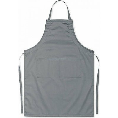Sol's Gastro zástěra Granada s nastavitelným laclem a dvěma kapsami šedá tmavá 98 x 70 cm L04341 – Hledejceny.cz