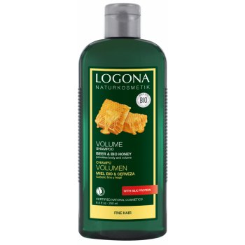 Logona šampon pro zvětšení objemu vlasů pivo & med 250 ml