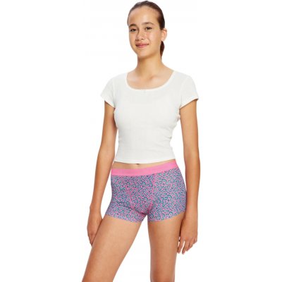 Modobpdi dívčí menstruační kalhotky Teen Hipster Boyshort Super Mystic Leopard Pink – Sleviste.cz