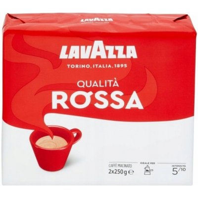 Lavazza Espresso Qualita Rossa mletá 2 x 250 g – Sleviste.cz
