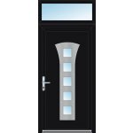 OknaDvereNaMiru.cz Vchodové dveře INOX 13 + Nadsvětlík 90 x 220 cm – Hledejceny.cz