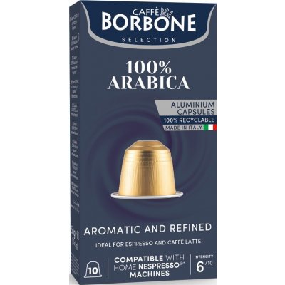 Caffé Borbone 100% Arabica kapsle do Nespresso 10 ks – Zboží Mobilmania