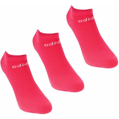 adidas No Show 3 pack Trainer socks Ladies Pink/White – Zbozi.Blesk.cz