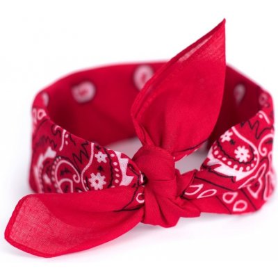 Bavlněný šátek Bandana červený – Zboží Dáma Bavlněný šátek Bandana červený – Zboží Dáma