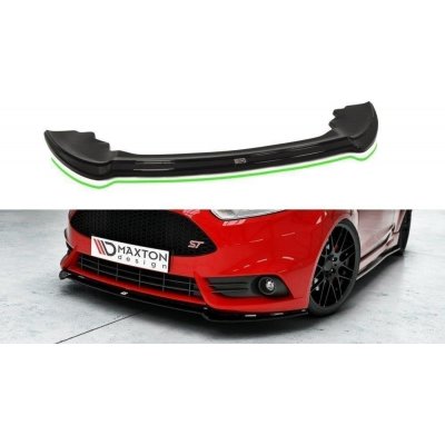 Maxton Design spoiler pod přední nárazník ver.3 pro Ford Fiesta ST Mk7 Facelift, černý lesklý plast ABS – Zbozi.Blesk.cz