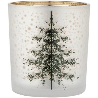 Altom Design Skleněný svícen, vánoční, 7x8 cm – Zboží Dáma