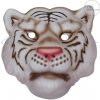 Dětský karnevalový kostým maska bílý tygr